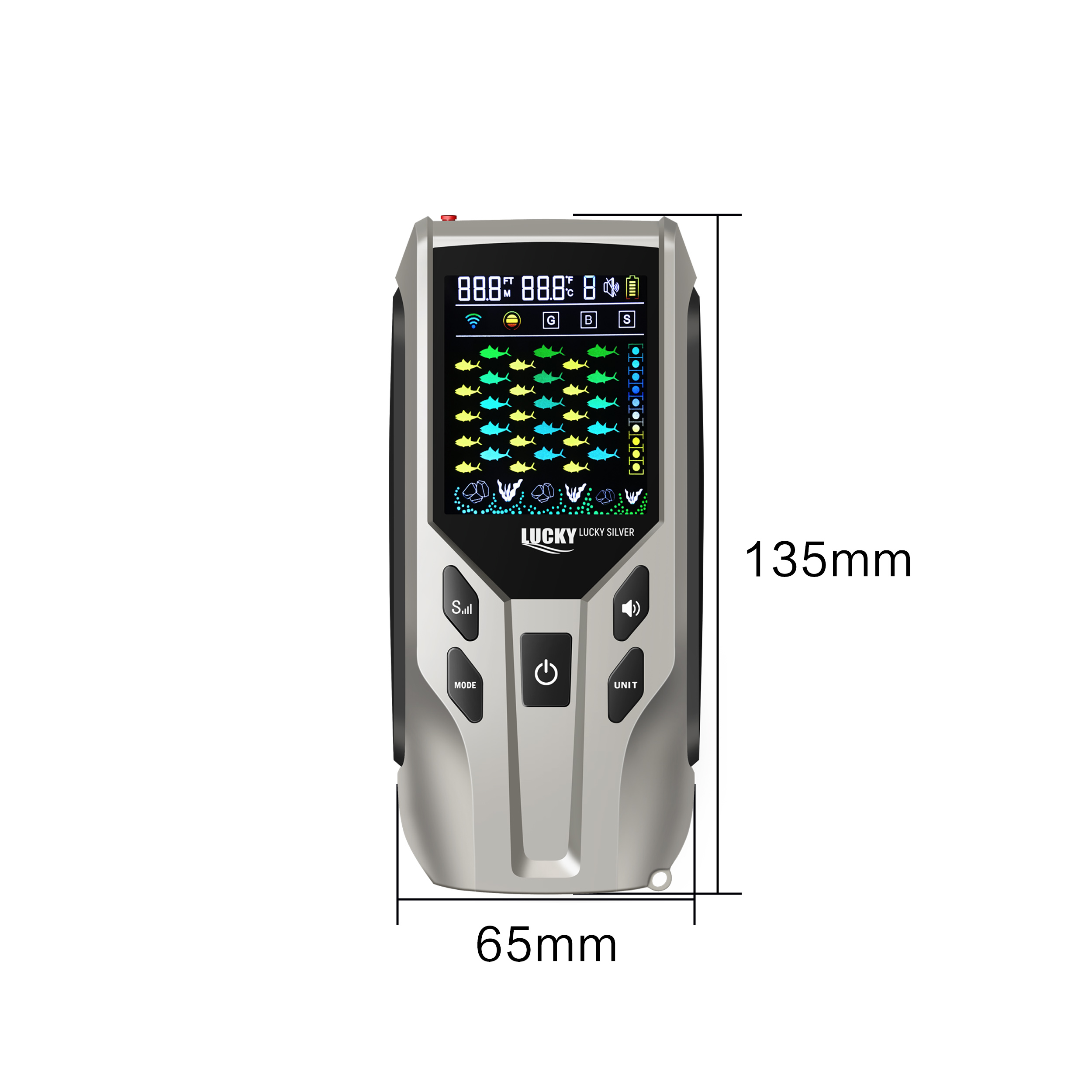 Underwater sonar display
