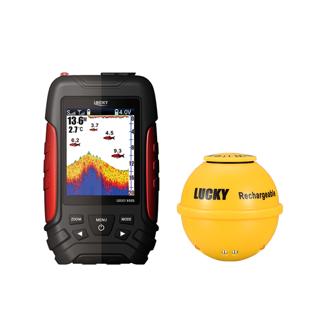Ручной эхолот Lucky Fishfinder FF718LIC-WT, эхолот для береговой рыбалки